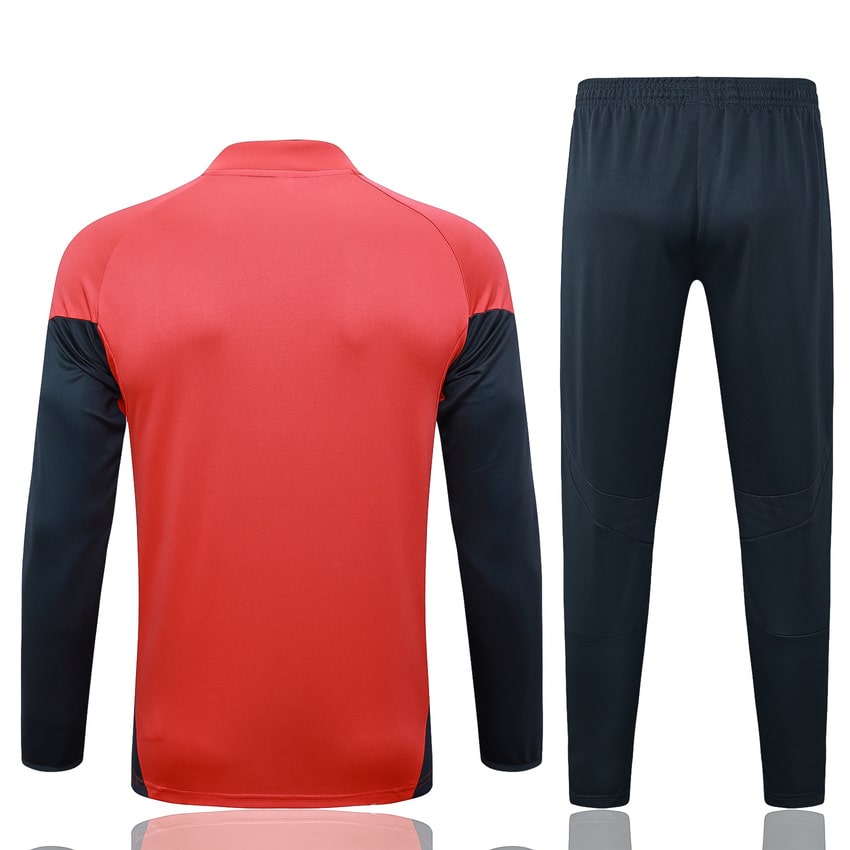 Survetement Bayern Munich Training Homme/Enfant 2025 2026 Rouge Noir | Foot Fan