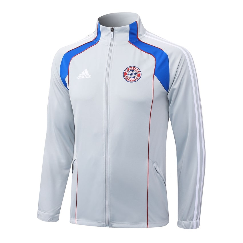 Survetement Bayern Munich Veste Homme/Enfant 2025 2026 Gris | Foot Fan