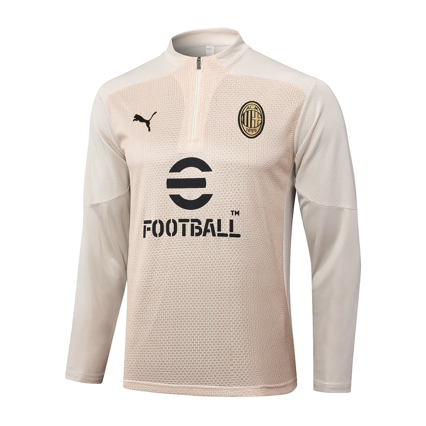 Survetement Milan AC Training Homme/Enfant 2024 2025 Beige | Foot Fan