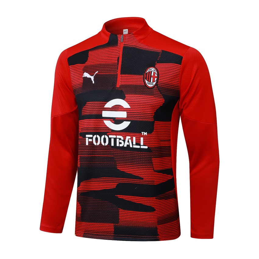 Survetement Milan AC Training Homme/Enfant 2024 2025 Rouge | Foot Fan