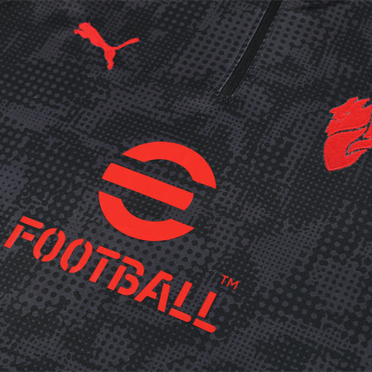 Survetement Milan AC Training Homme/Enfant 2025 2026 Gris | Foot Fan