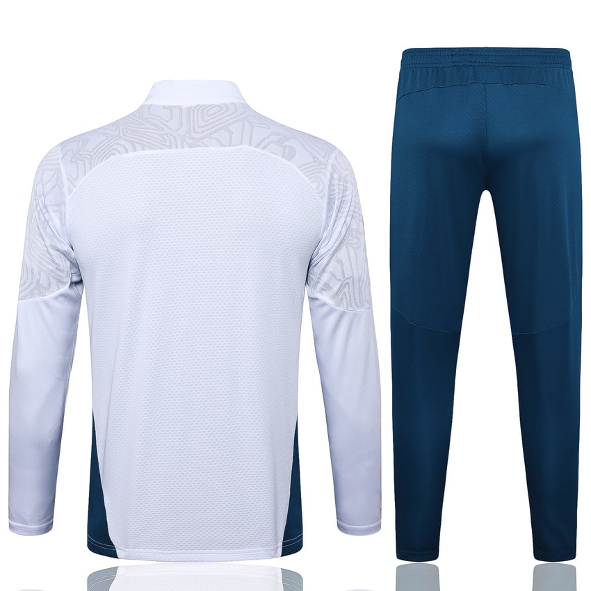 Survetement Marseille OM Training Homme/Enfant 2025 2026 Blanc | Foot Fan