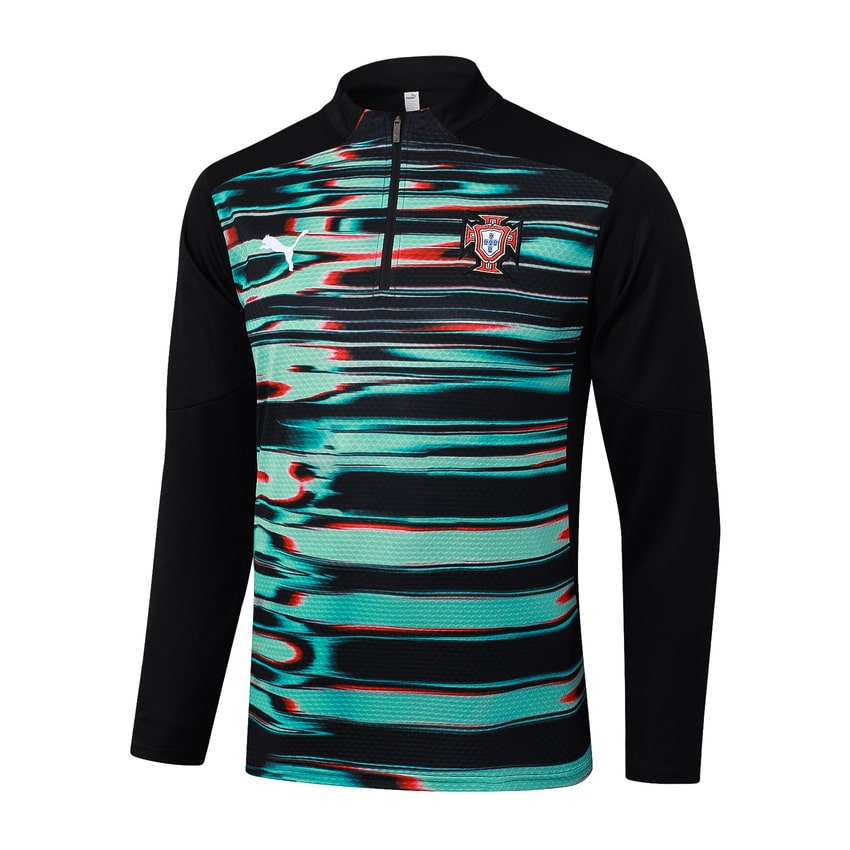 Survetement Portugal Training Homme/Enfant 2024 2025 Vert Noir | Foot Fan