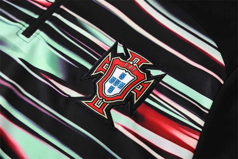Survetement Portugal Training Homme/Enfant 2025 2026 Vert Noir | Foot Fan