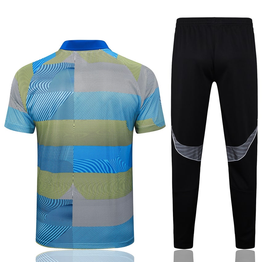 Polo Real Madrid Homme 2025 2026 Bleu Vert | Foot Fan