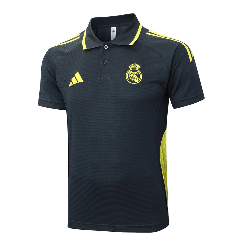 Polo Real Madrid Homme 2025 2026 Noir Nuit | Foot Fan