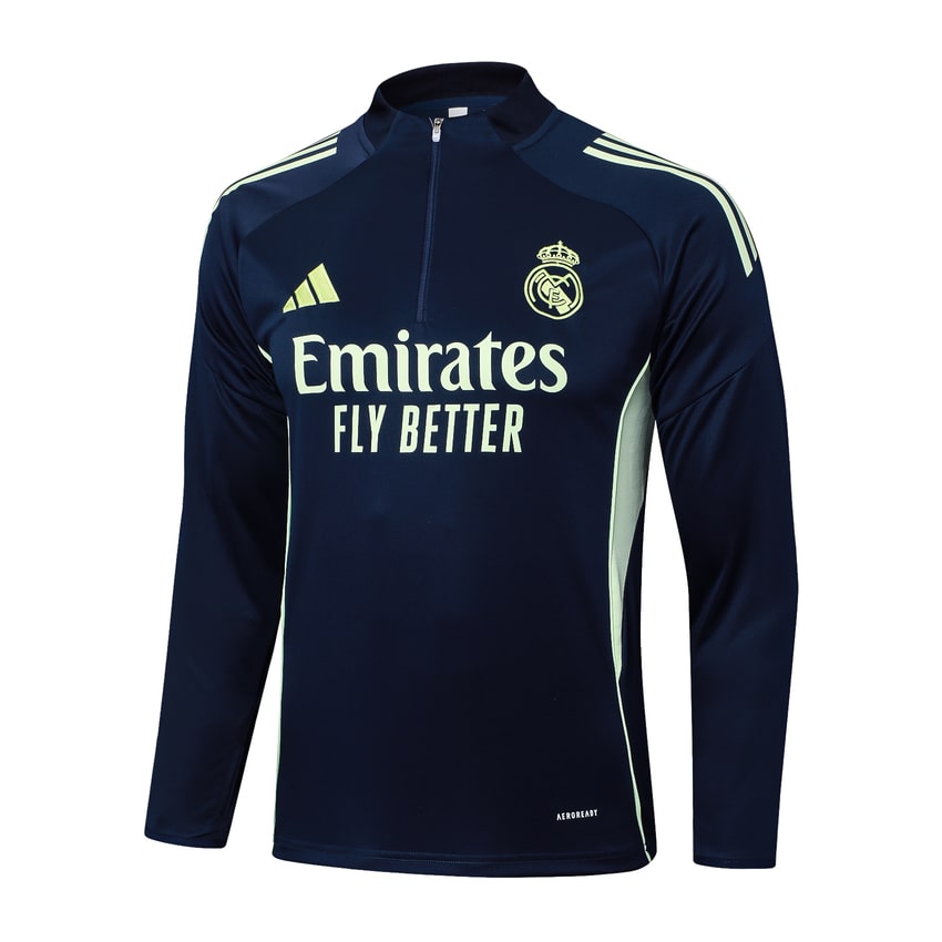 Survetement Real Madrid Training Homme/Enfant 2025 2026 Bleu Sombre | Foot Fan