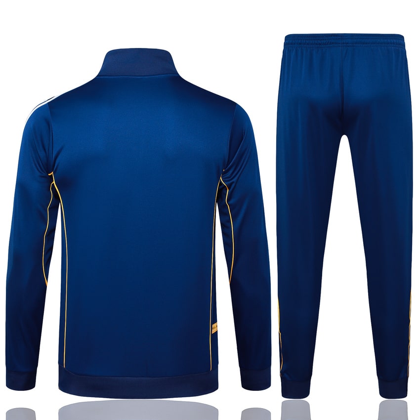 Survetement Real Madrid Veste Homme/Enfant 2025 2026 Bleu Sombre | Foot Fan