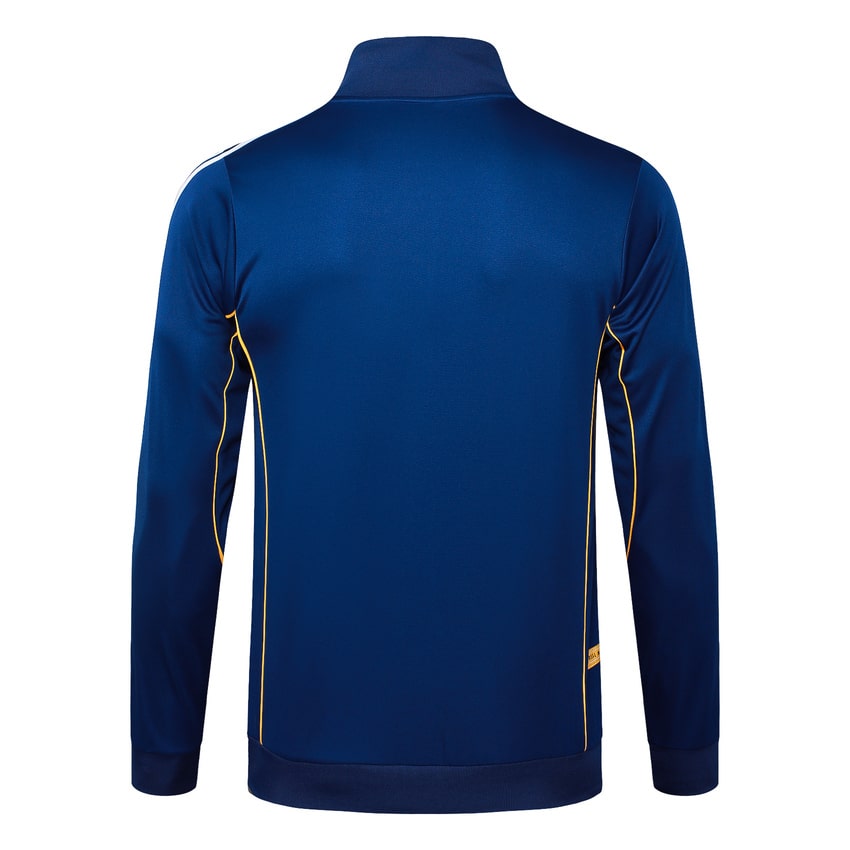Survetement Real Madrid Veste Homme/Enfant 2025 2026 Bleu Sombre | Foot Fan