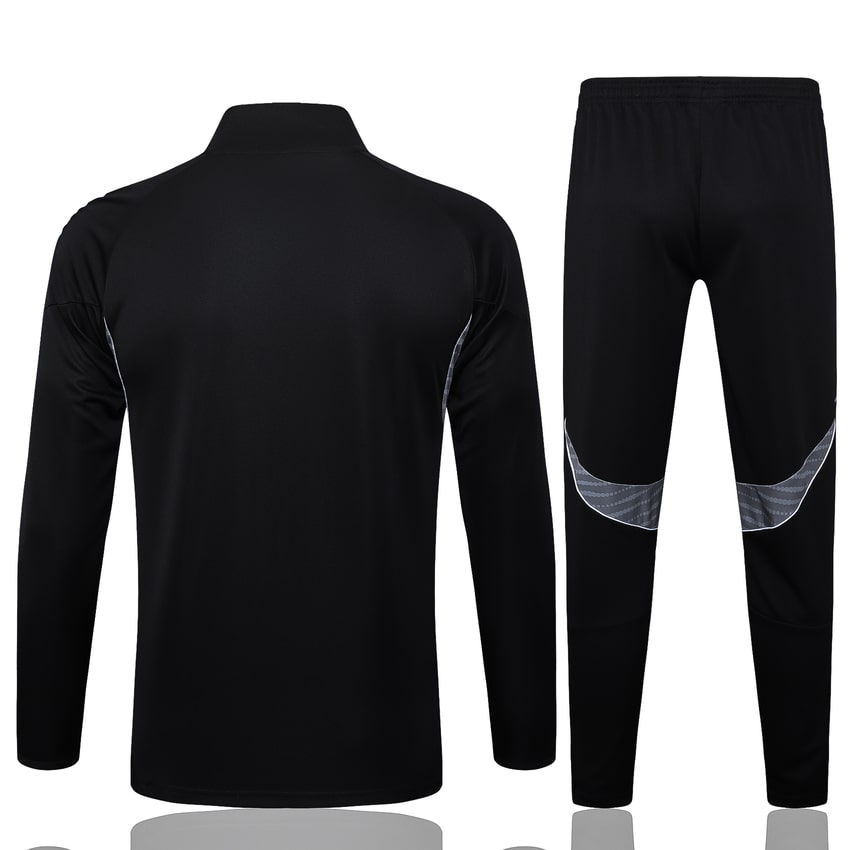 Survetement Real Madrid Veste Homme/Enfant 2025 2026 Noir Sombre | Foot Fan
