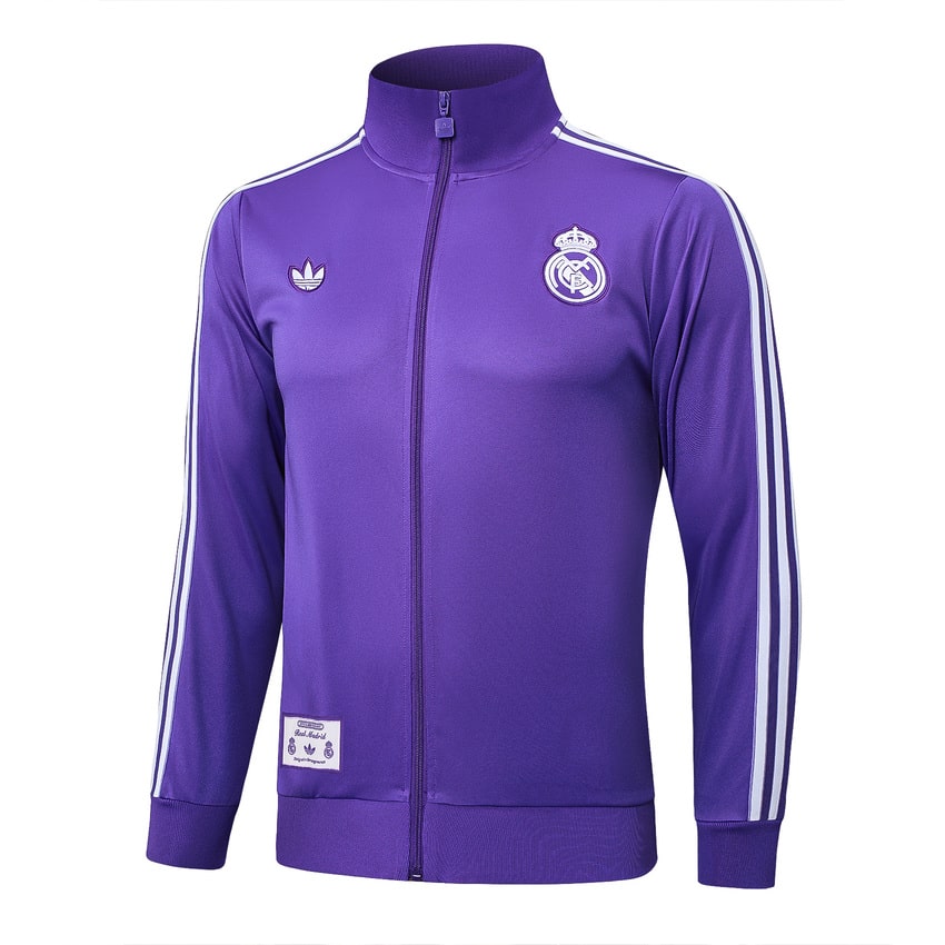Survetement Real Madrid Veste Homme/Enfant 2025 2026 Violet | Foot Fan