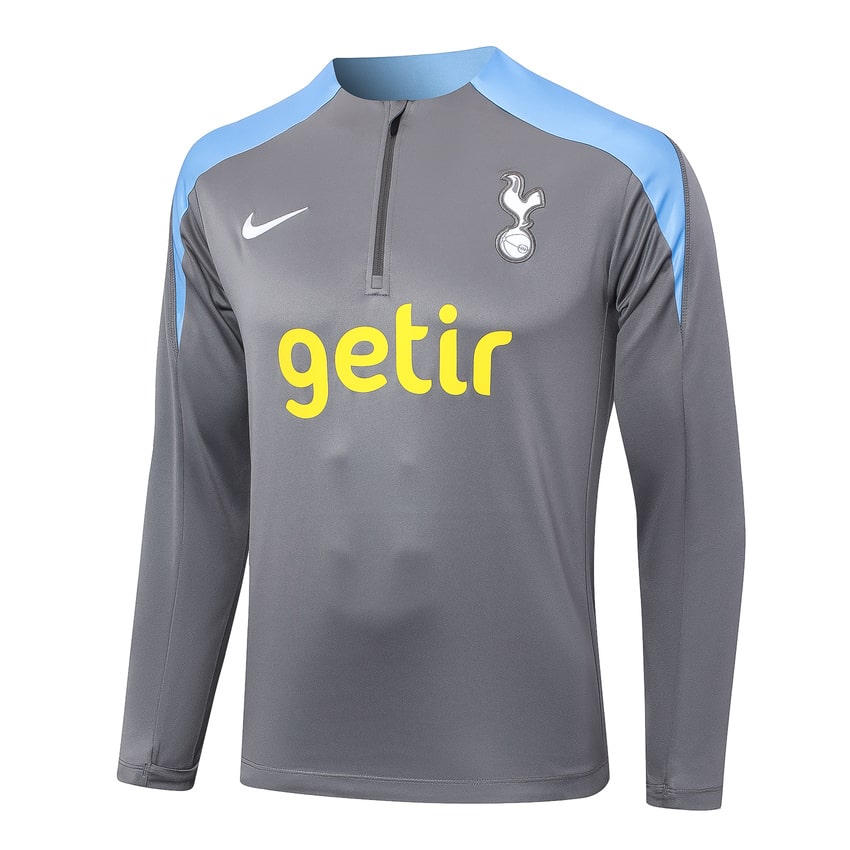 Survetement Tottenham Training Homme/Enfant 2024 2025 Gris | Foot Fan