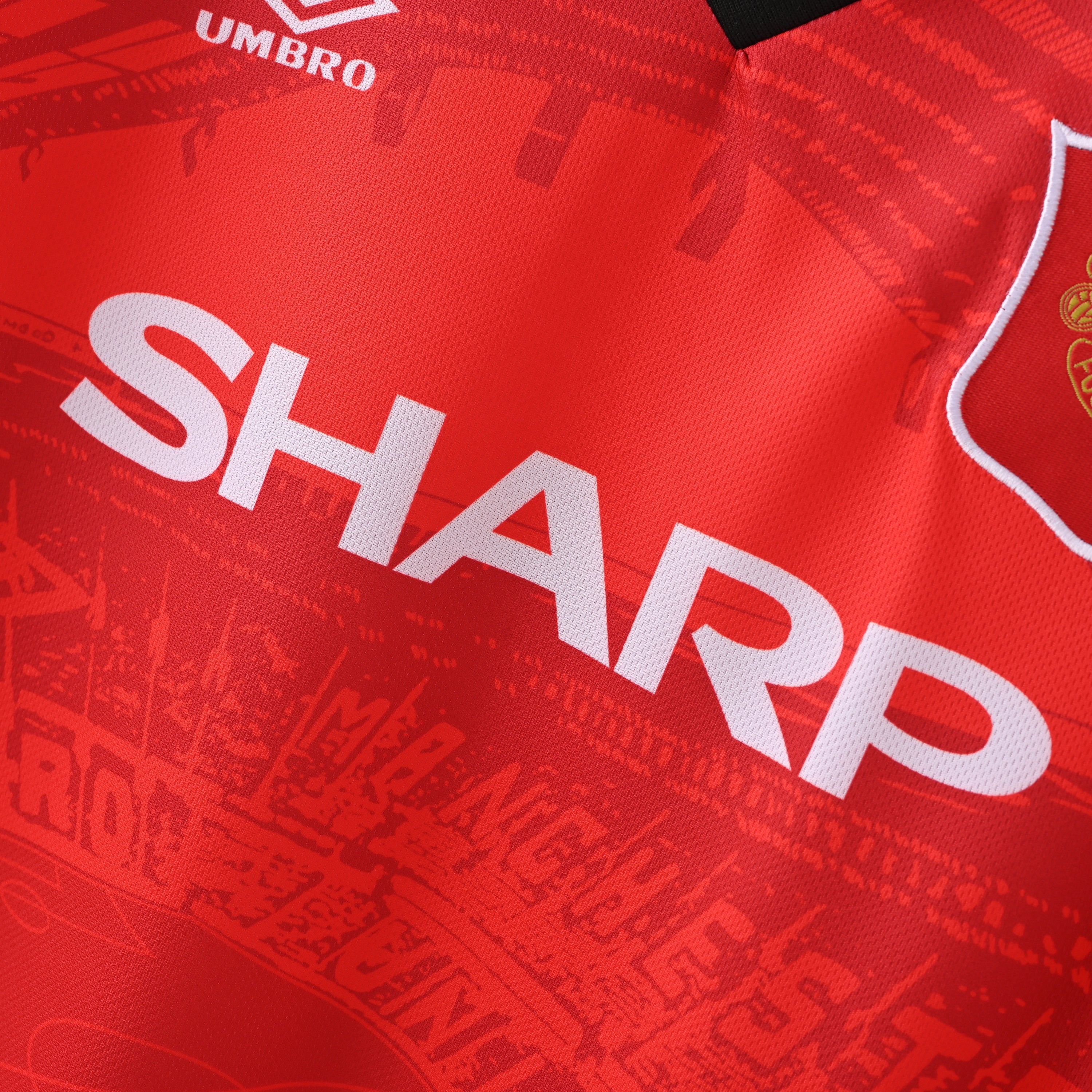 Maillot Manchester United Retro Vintage 1994-1996 Domicile Homme | Foot Fan