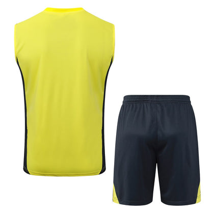 Debardeur Short Real Madrid Homme 2025 2026 Jaune | Foot Fan