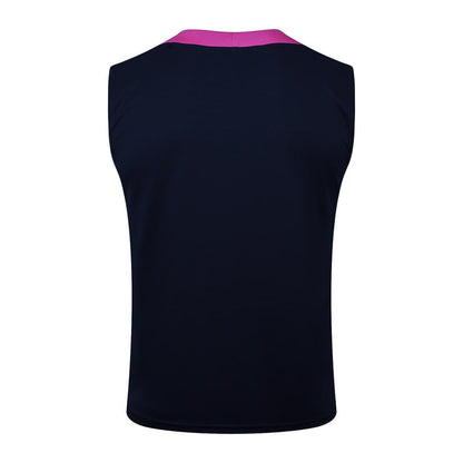Debardeur Short Barcelone Homme 2025 2026 Noir Rose | Foot Fan
