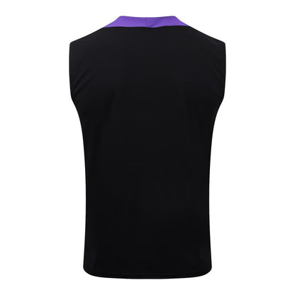 Debardeur Short Barcelone Homme 2025 2026 Noir Violet | Foot Fan