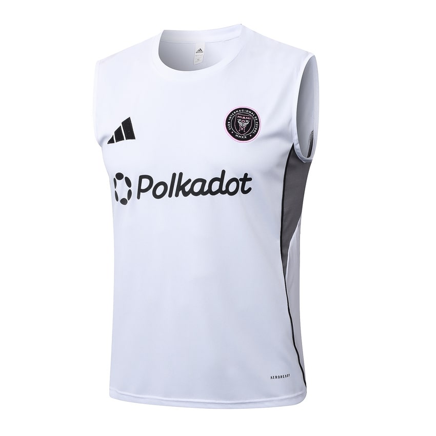 Debardeur Short Inter Miami Homme 2025 2026 Blanc Noir | Foot Fan