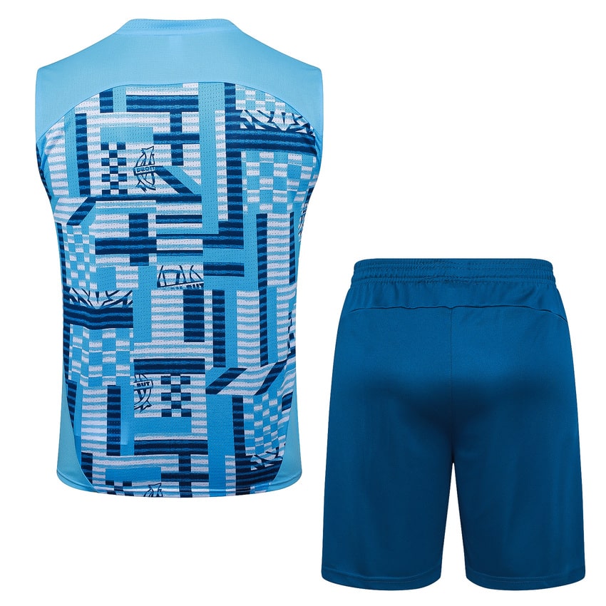 Debardeur Short Marseille OM Homme 2025 2026 Bleu | Foot Fan