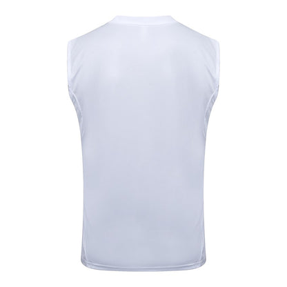 Debardeur Short Real Madrid Homme 2025 2026 Blanc Bleu | Foot Fan
