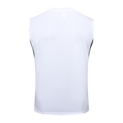 Debardeur Short Real Madrid Homme 2025 2026 Blanc Clair | Foot Fan
