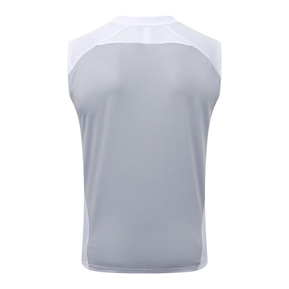 Debardeur Short Real Madrid Homme 2025 2026 Gris Blanc | Foot Fan