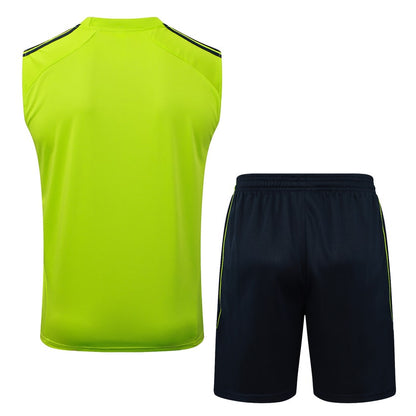Debardeur Short Real Madrid Homme 2025 2026 Jaune Foncé | Foot Fan