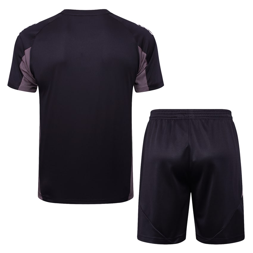 Kit Maillot Short Pre-Match Arsenal Homme 2024 2025 Noir/Beige | Foot Fan