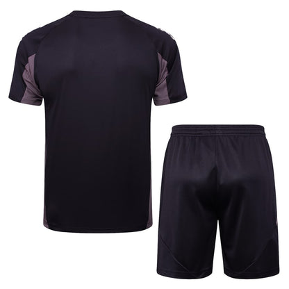 Kit Maillot Short Pre-Match Arsenal Homme 2024 2025 Noir/Beige | Foot Fan