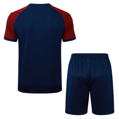 Kit Maillot Short Pre-Match Arsenal Homme 2025 2026 Bleu Rouge | Foot Fan