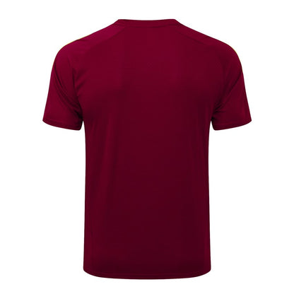Kit Maillot Short Pre-Match Arsenal Homme 2025 2026 Rouge Foncé | Foot Fan