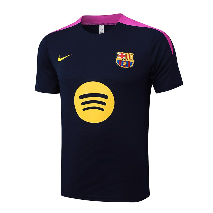 Ensemble Maillot Short Barcelone Homme 2025 2026 Noir Rose | Foot Fan