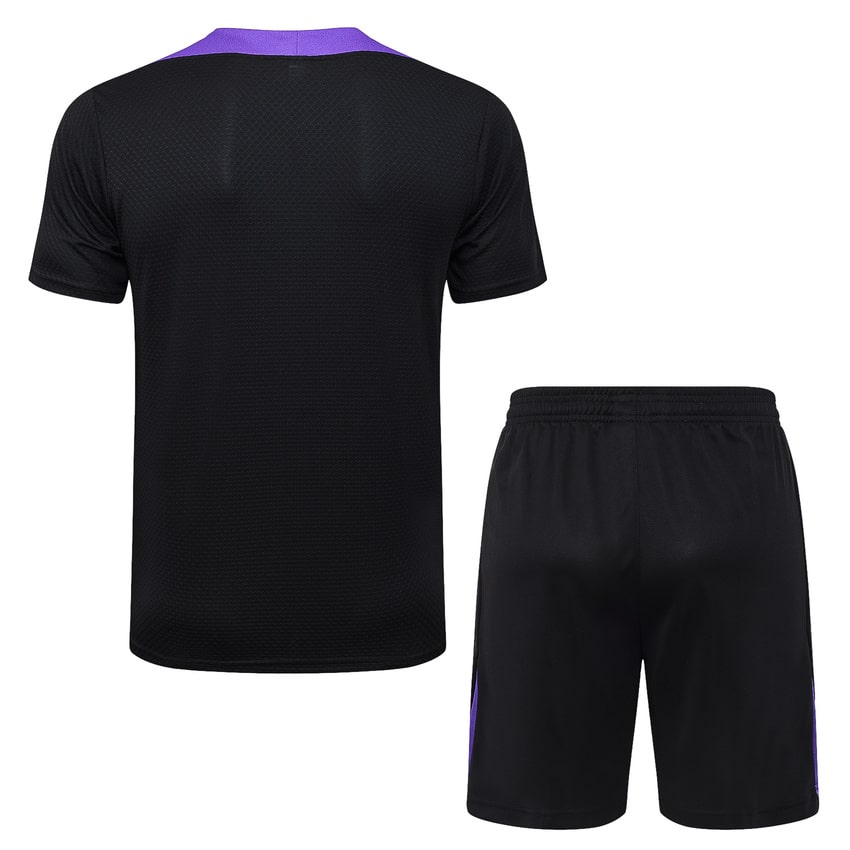 Ensemble Maillot Short Barcelone Homme 2025 2026 Noir Violet | Foot Fan