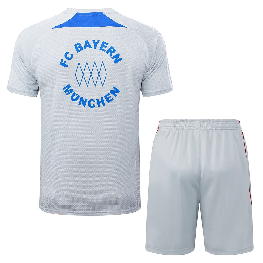 Ensemble Maillot Short Bayern Munich Homme 2025 2026 Gris | Foot Fan