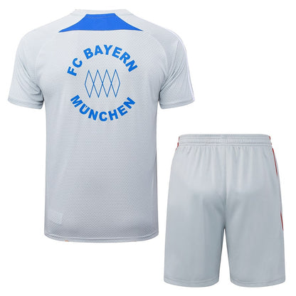 Ensemble Maillot Short Bayern Munich Homme 2025 2026 Gris | Foot Fan