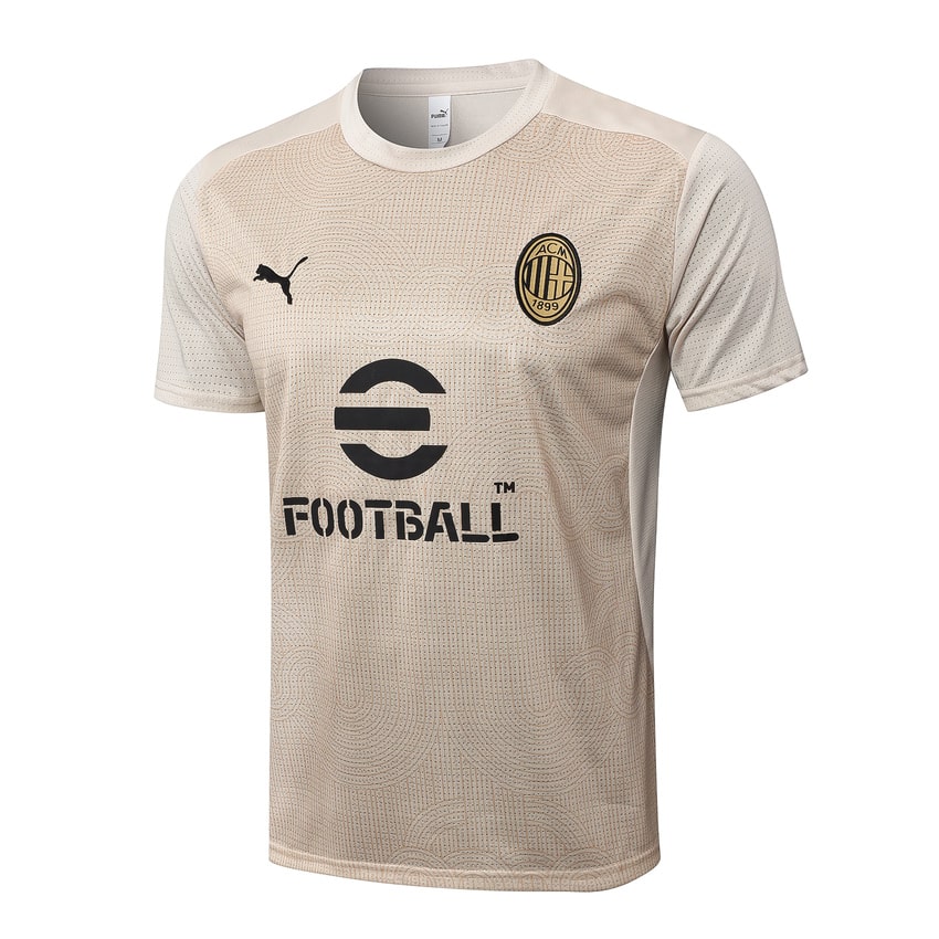 Ensemble Maillot Short Milan AC Homme 2024 2025 Beige | Foot Sport