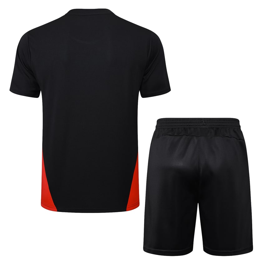 Ensemble Maillot Short Milan AC Homme 2024 2025 Noir | Foot Sport