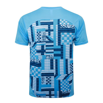 Ensemble Maillot Short Marseille OM Homme 2025 2026 Bleu Ciel | Foot Fan
