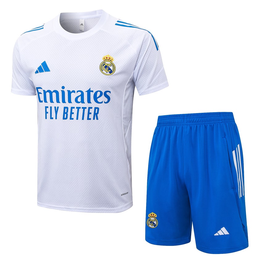Ensemble-Maillot-Short-Real-Madrid-2025-2026-Blanc-Bleu-1