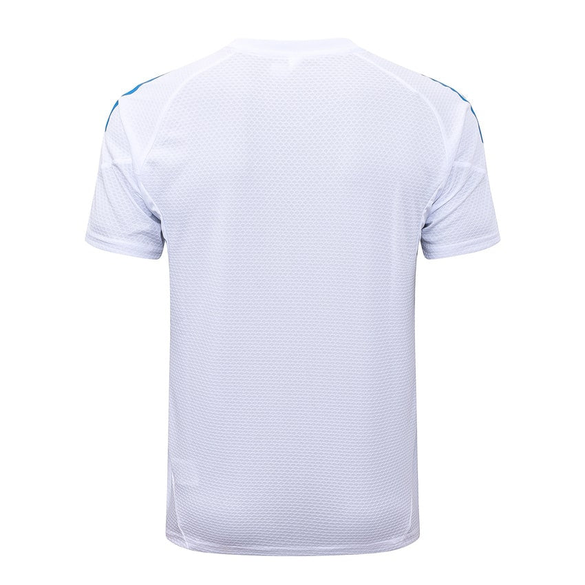 Ensemble Maillot Short Real Madrid Homme 2025 2026 Blanc Bleu | Foot Fan