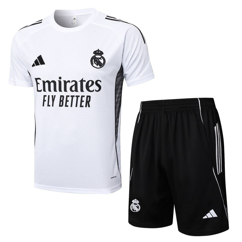 Ensemble-Maillot-Short-Real-Madrid-2025-2026-Blanc-Clair-1