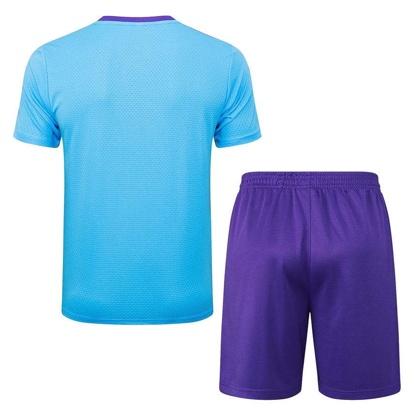 Ensemble Maillot Short Real Madrid Homme/Enfant 2025 2026 Bleu Ciel | Foot Fan