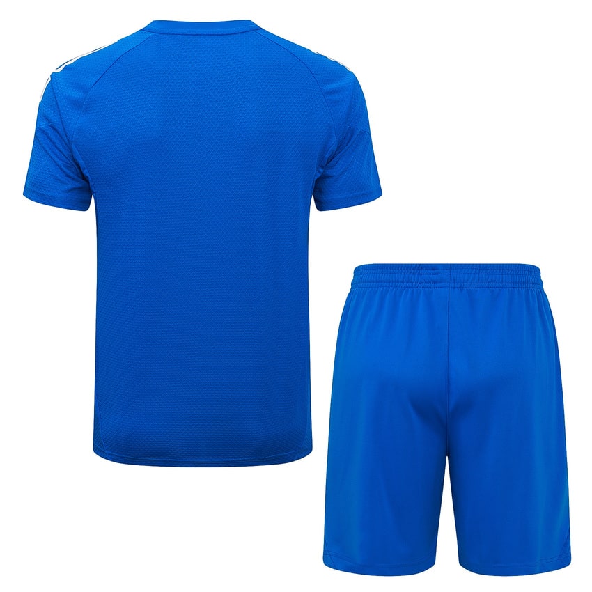 Ensemble Maillot Short Real Madrid Homme/Enfant 2025 2026 Bleu Clair | Foot Fan