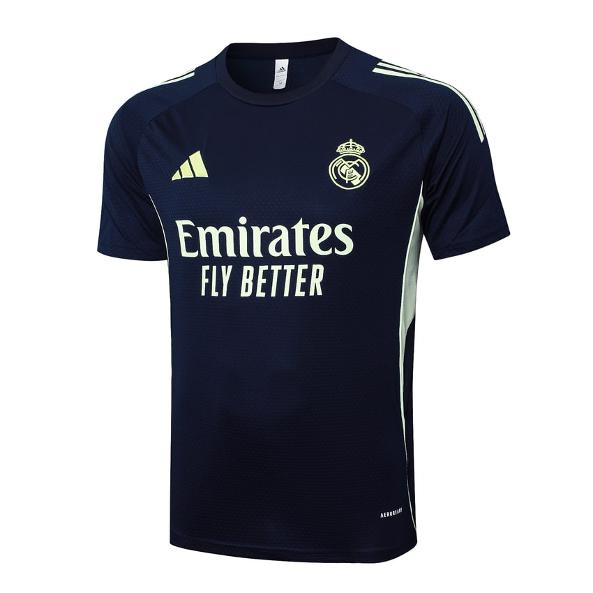Ensemble Maillot Short Real Madrid Homme/Enfant 2025 2026 Bleu Sombre | Foot Fan