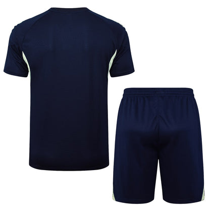 Ensemble Maillot Short Real Madrid Homme/Enfant 2025 2026 Bleu Sombre | Foot Fan