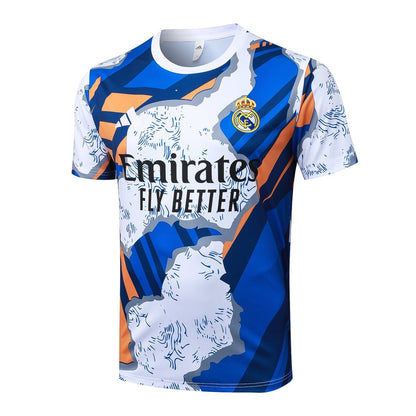 Ensemble Maillot Short Real Madrid Homme/Enfant 2025 2026 Bleu Tache | Foot Fan