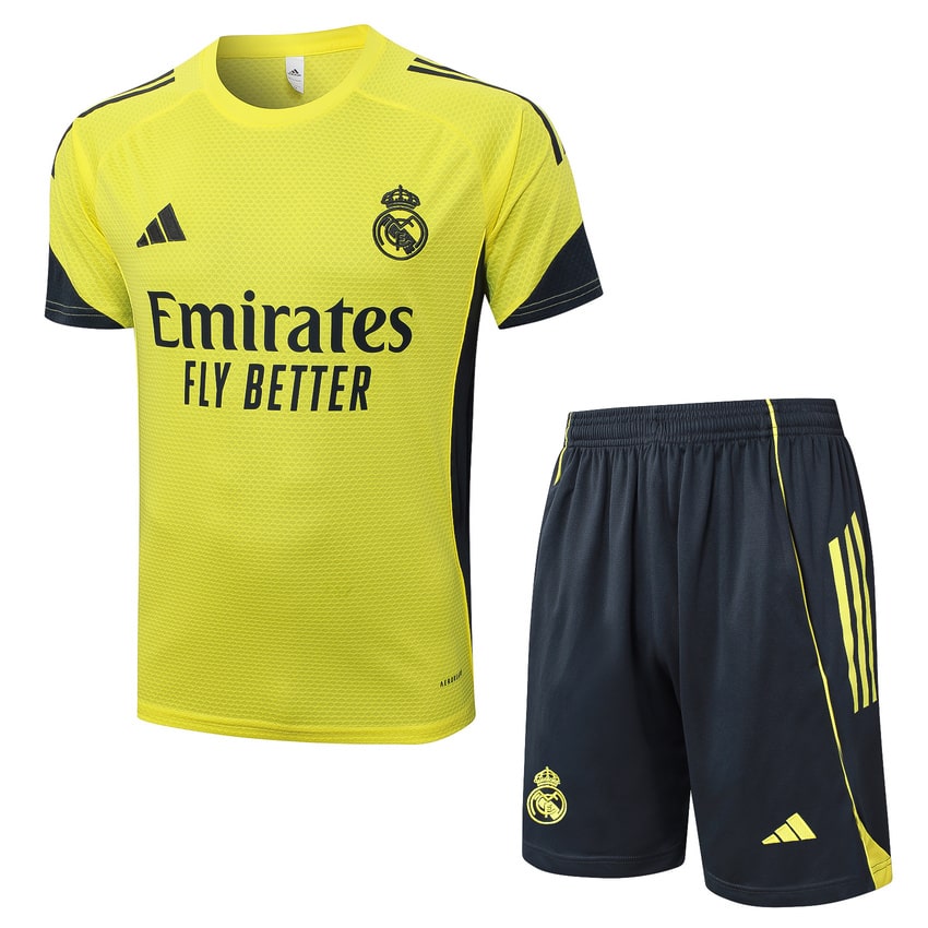 Ensemble-Maillot-Short-Real-Madrid-2025-2026-Jaune-1