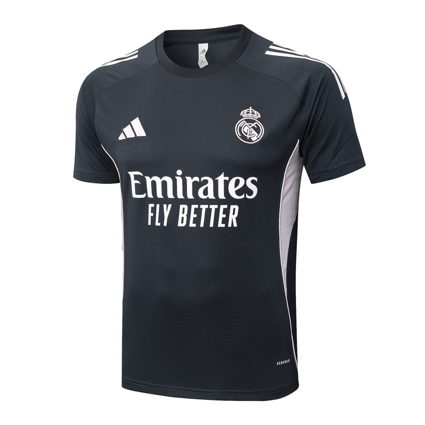 Ensemble Maillot Short Real Madrid Homme/Enfant 2025 2026 Noir Clair | Foot Fan