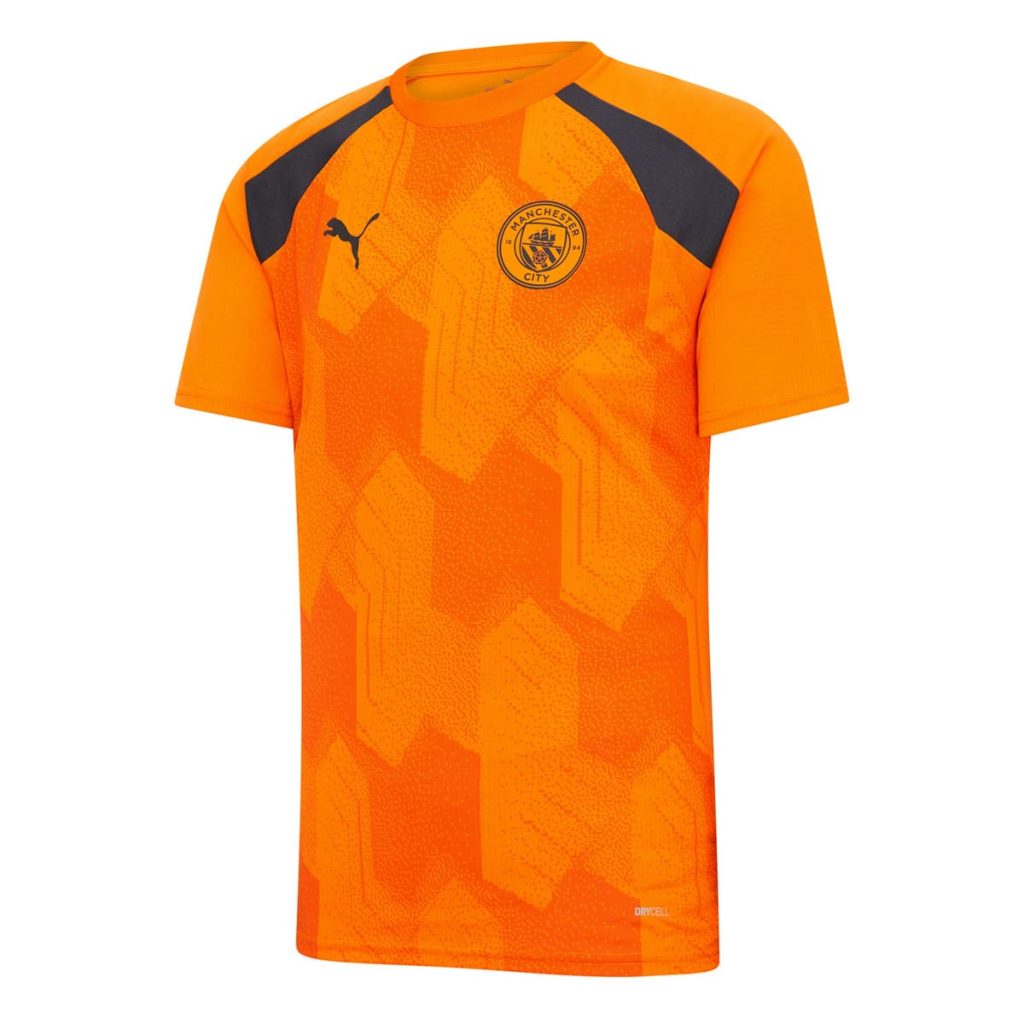 Maillot Training Manchester City Homme/Enfant 2024 Orange | Foot Fan
