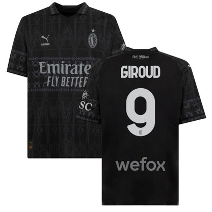 Maillot Milan AC Fourth X Pleasures Homme 2024 Noir | Foot Fan