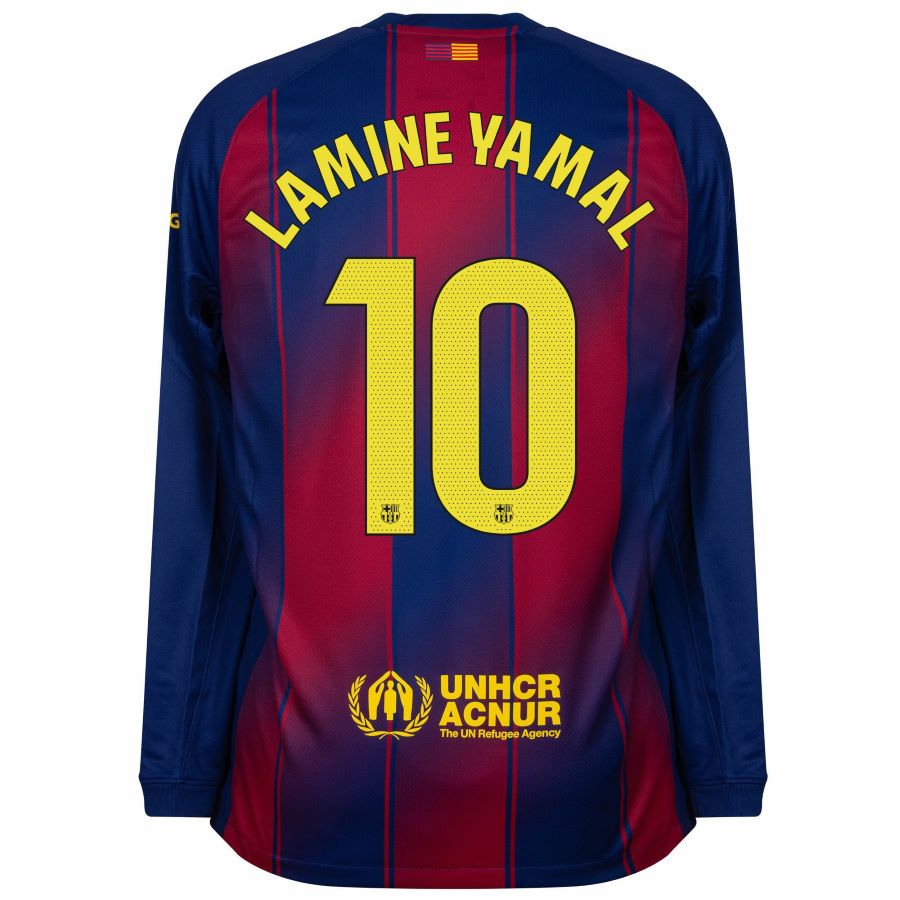 Maillot-Barca-Domicile-2025-2026-Lamine-Yamal-Manches-Longues-2